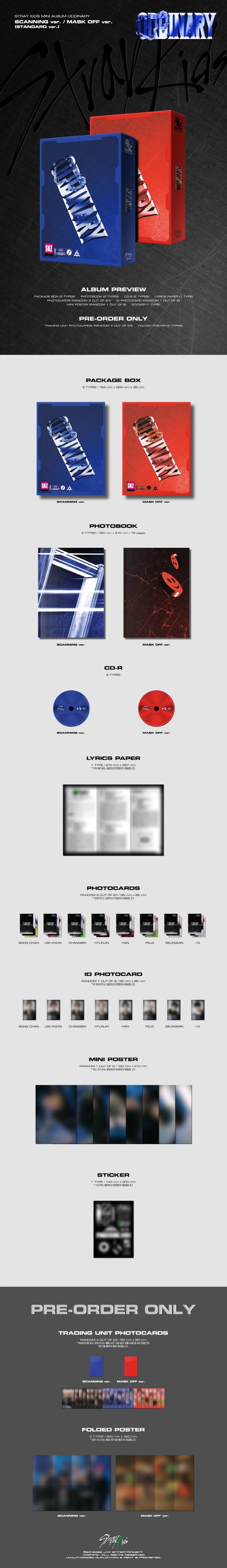 STRAY KIDS ODDINARY ALBUM