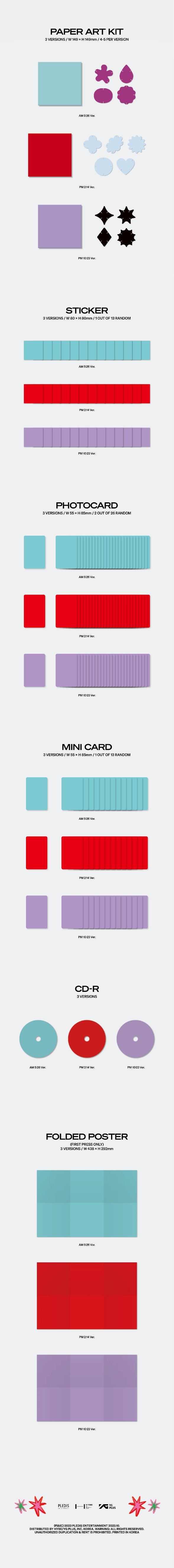 SEVENTEEN 11TH MINI ALBUM SEVENTEENTH HEAVEN