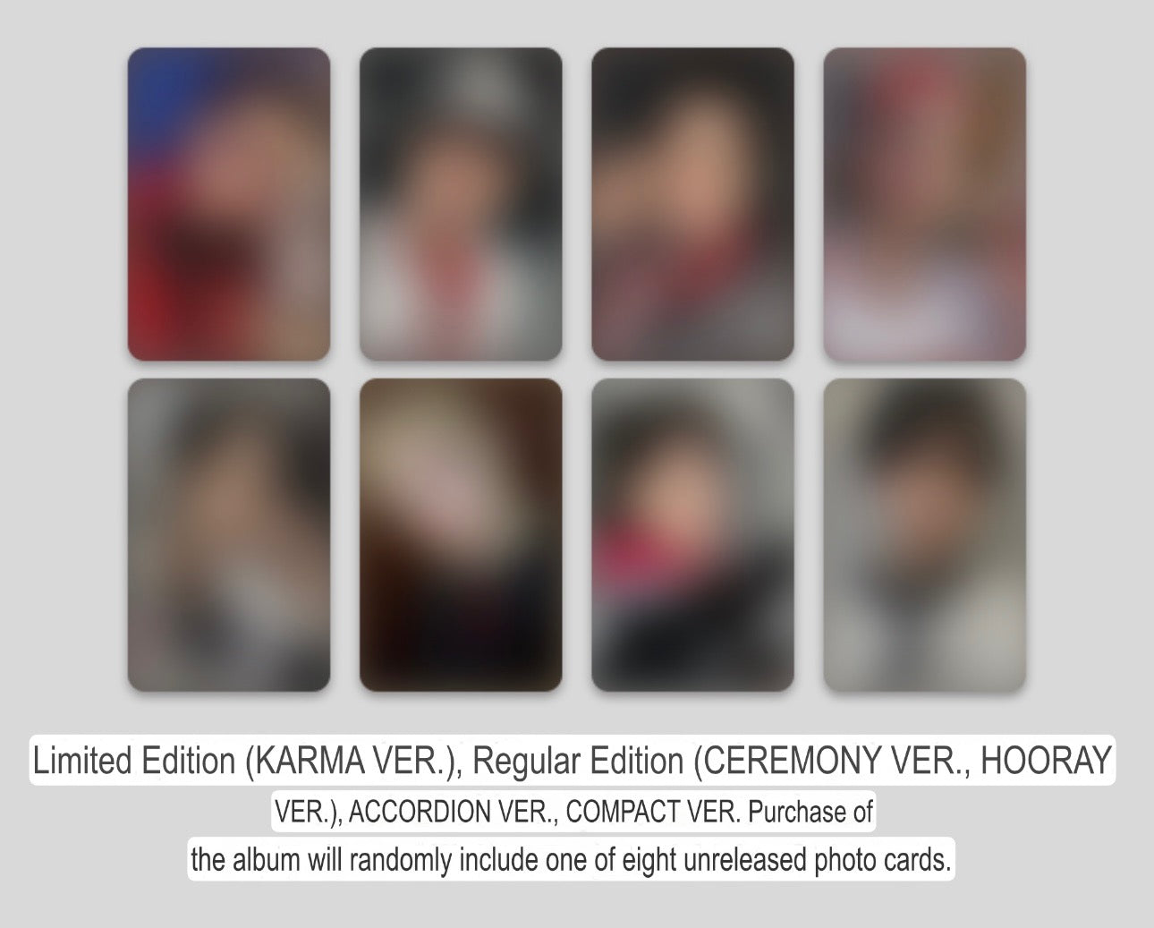 STRAY KIDS 4TH ALBUM KARMA COMPACT VERSION WITH BDM PHOTOCARD PRE ORDER