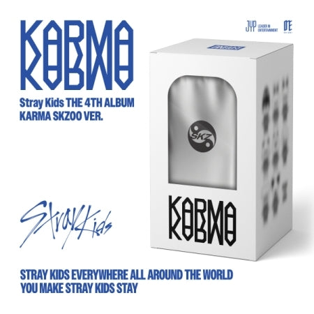STRAY KIDS 4TH ALBUM KARMA SKZOO VERSION WITH RANDOM BDM PHOTOCARD POB PRE ORDER