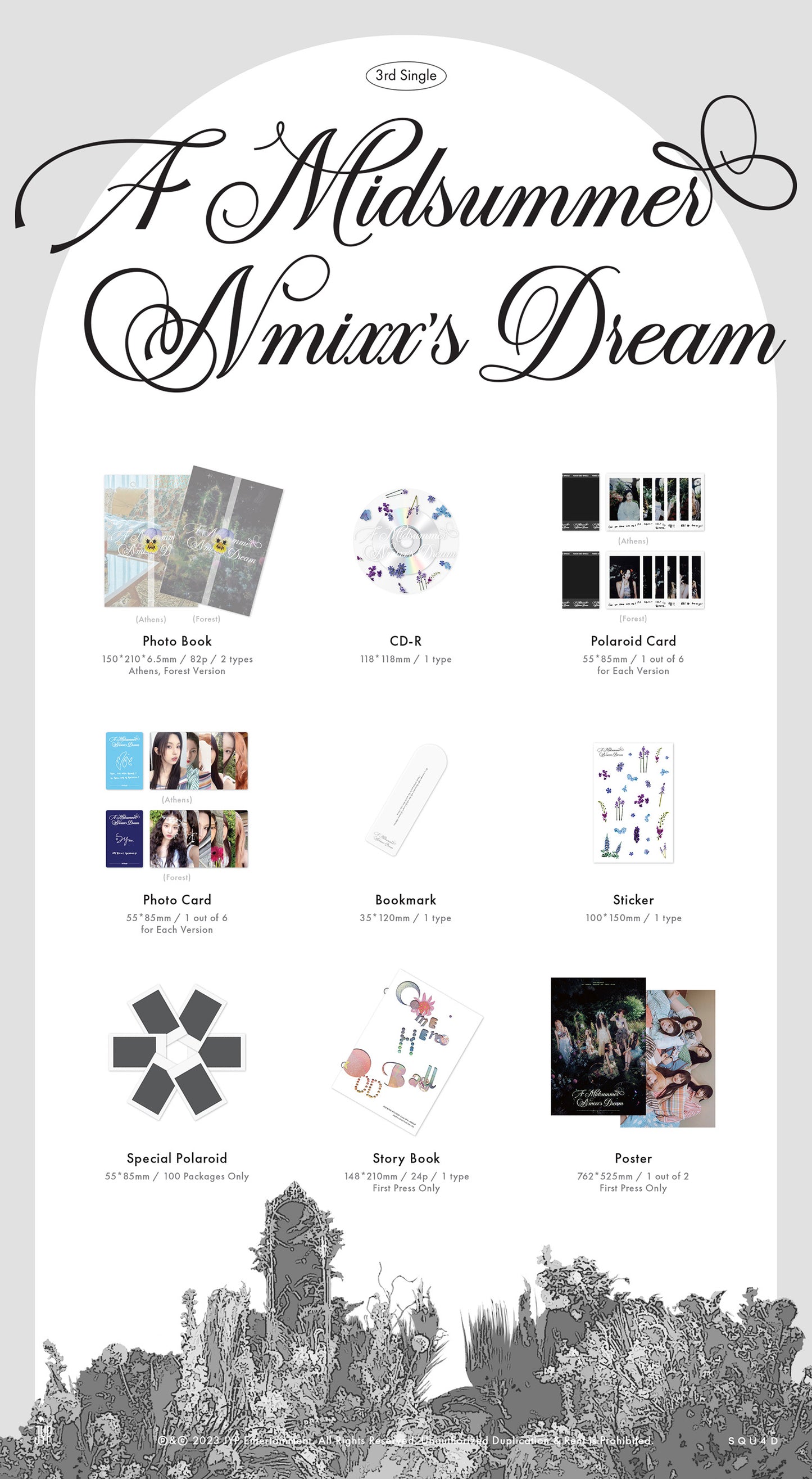 NMIXX 3RD SINGLE A MIDSUMMER NMIXX’S DREAM WITH LIMITED STORY BOOK