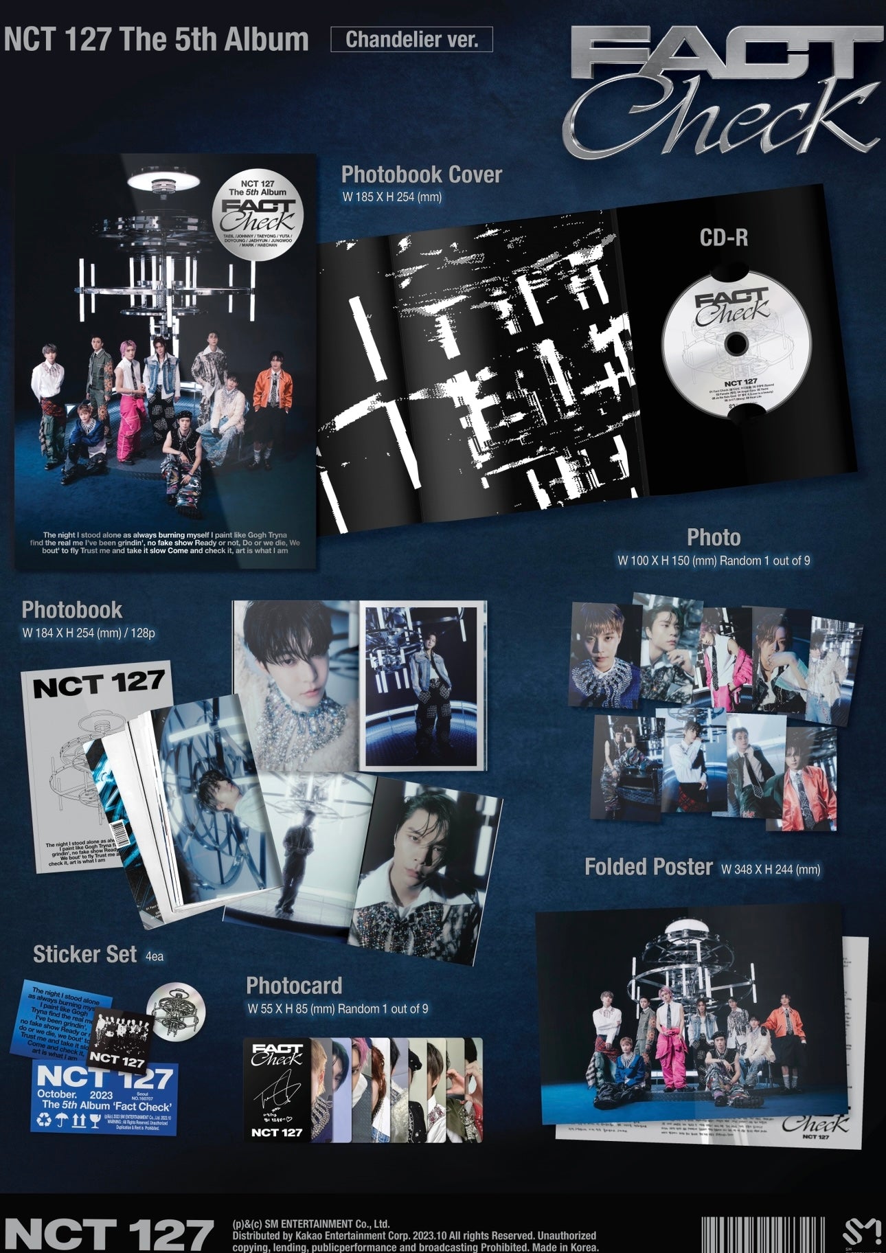 NCT 127 THE 5TH ALBUM FACT CHECK CHANDELIER VERSION