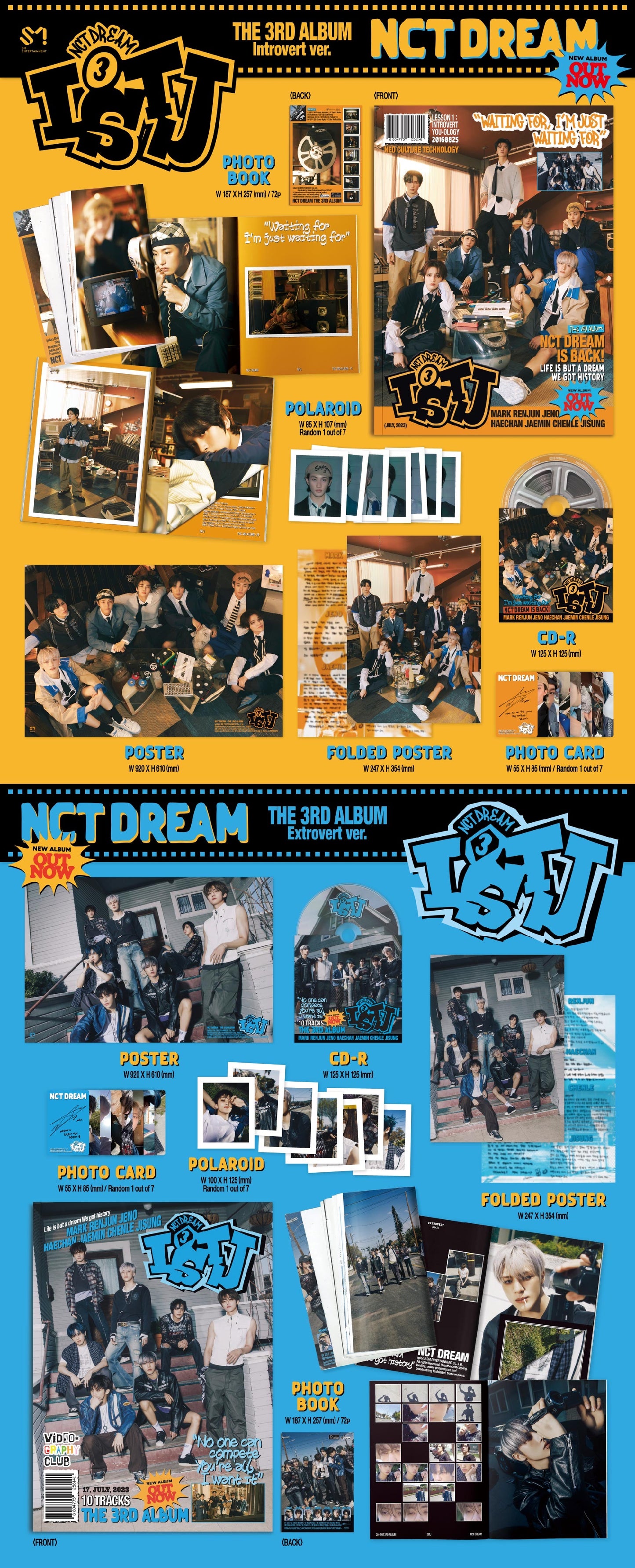 NCT DREAM THE 3RD ALBUM ISTJ PHOTOBOOK VERSION